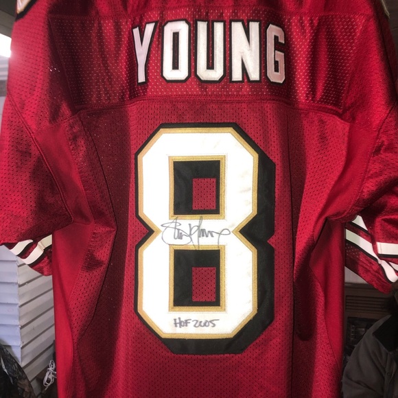 steve young signed jersey